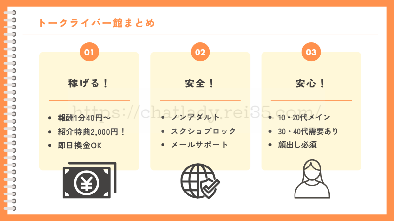 トークライバーまとめ