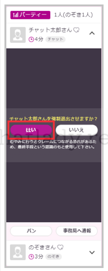 チャットピアのバンの写真