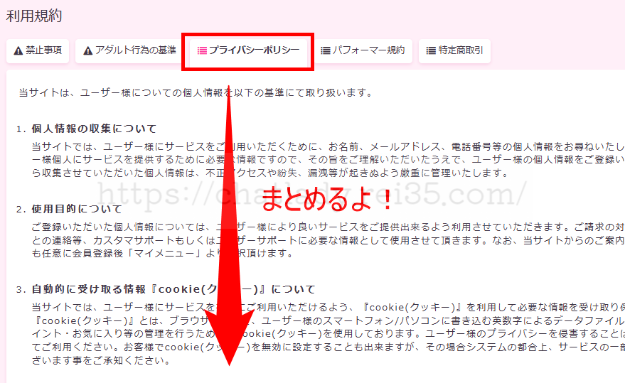 ライブでゴーゴーの個人情報保護についての写真
