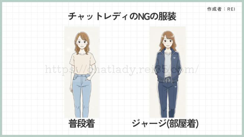 チャットレディのNGな服装