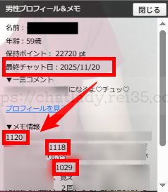 マダムとおしゃべり館のメモ