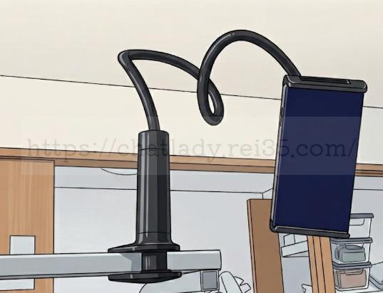 REIが使ってるスマホスタンド